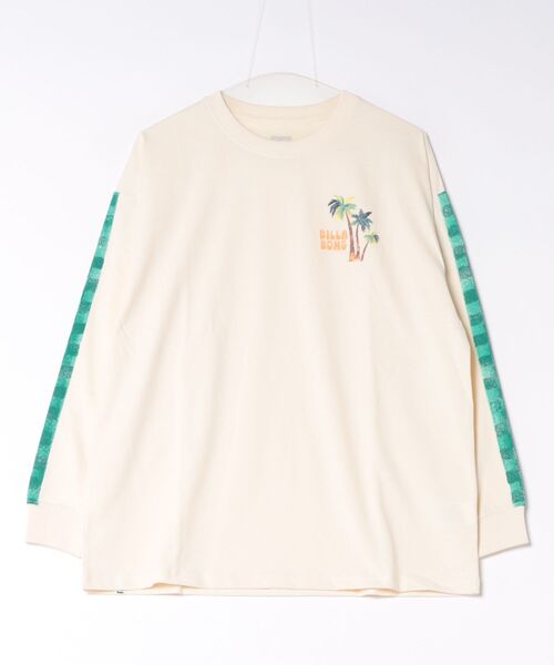 BILLABONG(ビラボン)の「BILLABONG ウィメンズ GLOBAL GRAPHIC LS TEE ロンT 【接触冷感】【LOOSE FIT】【2026年秋冬モデル】/ビラボンバックプリント・袖プリント長袖ロンt(Tシャツ/カットソー・レディース・アイボリー/イエロー系その他/オフホワイト・LARGE/MEDIUM)」の22枚目の写真