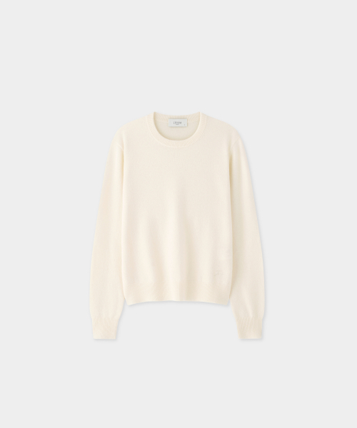 J'RIUM(ジェイリウム)の「カシミヤブレンド ESSENTIALS ラウンドネックニット アイボリー(ニット/セーター・メンズ・その他・SMALL/M/L/X-LARGE)」の2枚目の写真