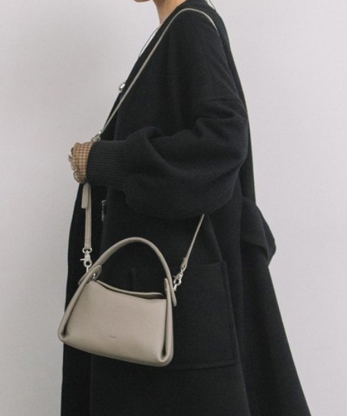 Beau're(ヴュレ)の「【BEAURE/ビュレ】カウレザー ミニハンドル 2WAYバッグ B-26304(ハンドバッグ・レディース・ブラウン/ブラック/ベージュ/グレー・FREE)」の8枚目の写真