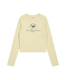 RiRi LOGO LONG SLEEVE - LIGHT YELLOW