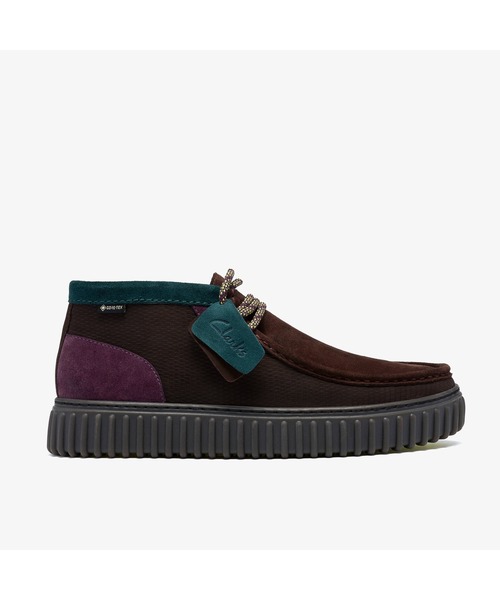 Clarks(クラークス)の「Torhill Hi GTX/メンズ トーヒルハイゴアテックス(ブラウンコンビ)(モカシン/デッキシューズ・メンズ・ブラウン・UK8.5/UK9/UK9.5/UK10/UK10.5/UK11/UK7/UK7.5/UK8/UK6/UK6.5)」の1枚目の写真