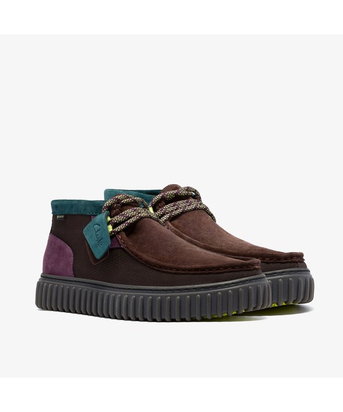 Clarks(クラークス)の「Torhill Hi GTX/メンズ トーヒルハイゴアテックス(ブラウンコンビ)(モカシン/デッキシューズ・メンズ・ブラウン・UK8.5/UK9/UK9.5/UK10/UK10.5/UK11/UK7/UK7.5/UK8/UK6/UK6.5)」の4枚目の写真