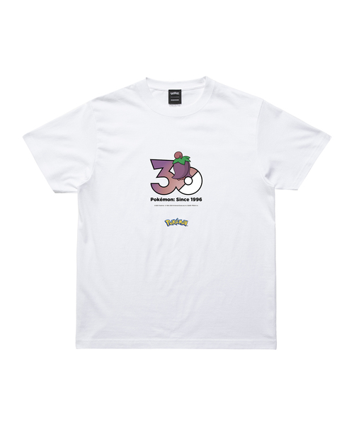 ZOZOSPOT(ゾゾスポット)の「Pokemon 30th Anniversary 1025 T-shirt 「チェリム(ネガフォルム)」(Tシャツ/カットソー・レディース・ホワイト・SMALL/MEDIUM/LARGE/X-LARGE/XX-LARGE/XXX-LARGE/100cm/110cm/120cm/130cm/140cm/150cm/160cm)」の1枚目の写真