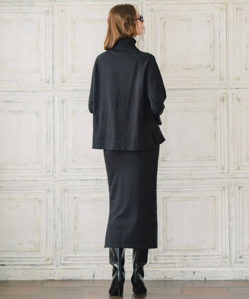 Maison INNESS(メゾンアイネス)の「【ZOZO限定】エフォートレスニットセットアップ(セットアップ・レディース・ブラック/ブラウン・S/M/L/LL/3L)」の10枚目の写真