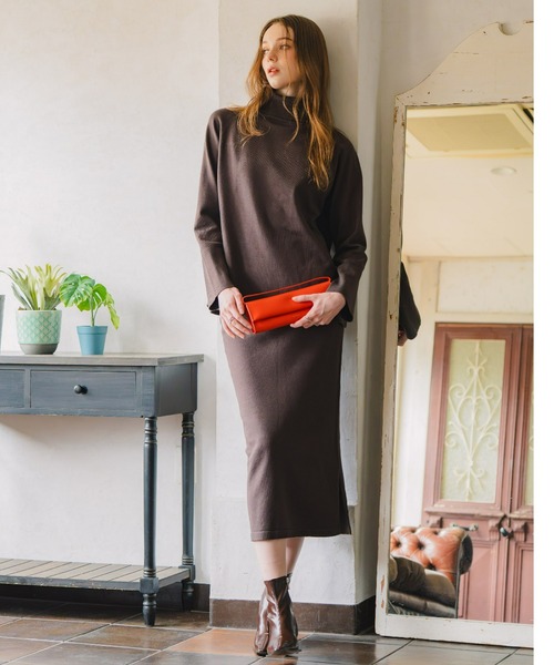 Maison INNESS(メゾンアイネス)の「【ZOZO限定】エフォートレスニットセットアップ(セットアップ・レディース・ブラック/ブラウン・S/M/L/LL/3L)」の20枚目の写真