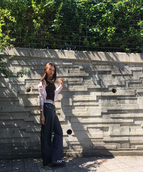 PLAC WOMEN(プレイス・ウィメン)の「リネンブレンドストレートデニムパンツ M09 ダークグレー(デニムパンツ・レディース・チャコールグレー・24)」の13枚目の写真