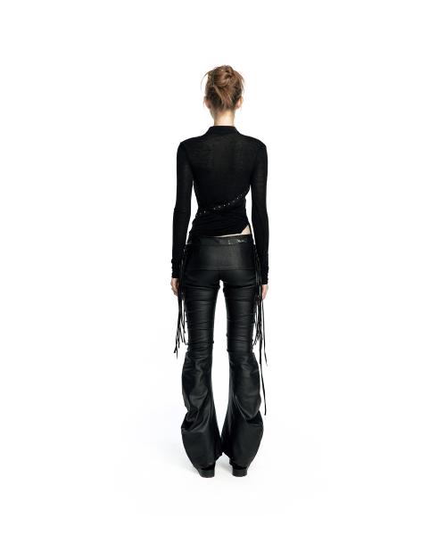KASHIKO(カシコ)の「Fringe Coated Jeans(その他パンツ・レディース・その他・SMALL/MEDIUM)」の4枚目の写真