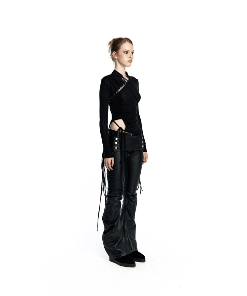KASHIKO(カシコ)の「Fringe Coated Jeans(その他パンツ・レディース・その他・SMALL/MEDIUM)」の5枚目の写真
