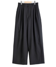 MARKAWARE / マーカウェア：TRIPLE PLEATED WIDE TROUSERS -ORGANIC WOOL 2/80 TROPICAL-：A26A15PT03C[MUS]