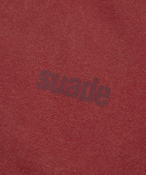 suade（スエード）の「CROPPED WASHED HOOD ZIP UP [RED]（パーカー・レディース・その他・LARGE/SMALL/MEDIUM）」の4枚目の写真