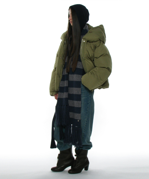 PARTIMENTO WOMEN(パルティメントウィメン)の「3Mシンサレートワイドショールカラーパーカー_ライトカーキ(ダウンジャケット/コート・レディース・その他・ONE SIZE)」の7枚目の写真