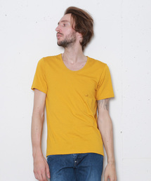 FACTOTUM | バイオシルキーシリーズ Uネック半袖カットソー　　　　　　　FACTOTUM/ファクトタム(Tシャツ/カットソー)