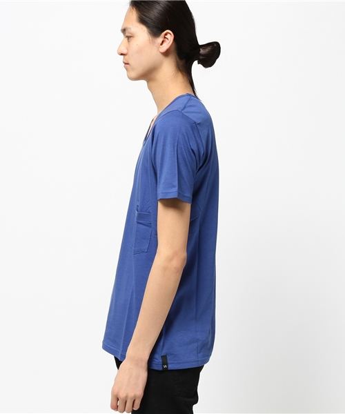 FACTOTUM（ファクトタム）の「【VALLIS】バイオシルキーシリーズ Uネック半袖カットソー（Tシャツ/カットソー・メンズ・レッド/ブラック/クリーム/ブルー/パープル/イエロー/ピンク/ベージュ/オレンジ・46/44/48）」の15枚目の写真