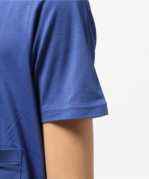 FACTOTUM（ファクトタム）の「【VALLIS】バイオシルキーシリーズ Uネック半袖カットソー（Tシャツ/カットソー・メンズ・レッド/ブラック/クリーム/ブルー/パープル/イエロー/ピンク/ベージュ/オレンジ・46/44/48）」の18枚目の写真