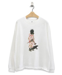 STOF（ストフ）の「PIGMENT-DYED L/S TEE（/FLOWER DRIFTER）（Tシャツ/カットソー）」