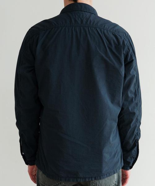 green label relaxing(グリーンレーベルリラクシング)の「SC G/D NY/TAFFETA ミリタリー シャツジャケット◆(シャツ/ブラウス・メンズ・オリーブ/ネイビー・SMALL/LARGE/MEDIUM)」の5枚目の写真