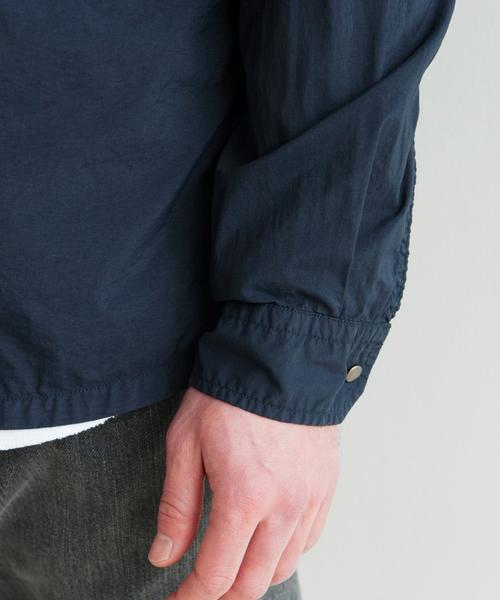 green label relaxing(グリーンレーベルリラクシング)の「SC G/D NY/TAFFETA ミリタリー シャツジャケット◆(シャツ/ブラウス・メンズ・オリーブ/ネイビー・SMALL/LARGE/MEDIUM)」の8枚目の写真