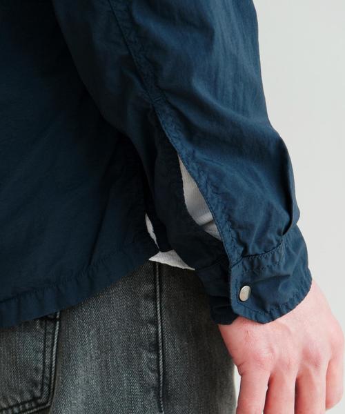 green label relaxing(グリーンレーベルリラクシング)の「SC G/D NY/TAFFETA ミリタリー シャツジャケット◆(シャツ/ブラウス・メンズ・オリーブ/ネイビー・SMALL/LARGE/MEDIUM)」の9枚目の写真