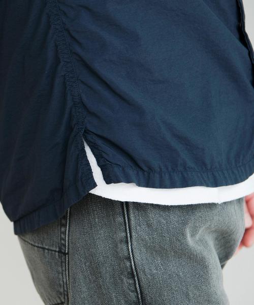 green label relaxing(グリーンレーベルリラクシング)の「SC G/D NY/TAFFETA ミリタリー シャツジャケット◆(シャツ/ブラウス・メンズ・オリーブ/ネイビー・SMALL/LARGE/MEDIUM)」の10枚目の写真