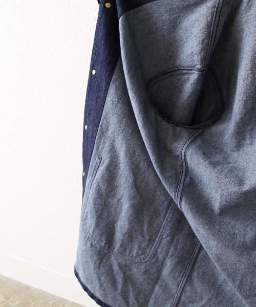 coen（コーエン）の「SMITH別注デニムショップコート§§（その他アウター・メンズ・インディゴブルー・X-LARGE/LARGE/SMALL/MEDIUM）」の4枚目の写真