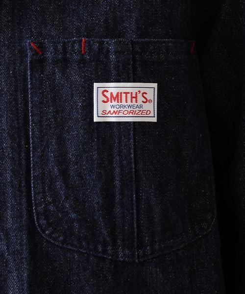 coen（コーエン）の「SMITH別注デニムショップコート§§（その他アウター・メンズ・インディゴブルー・X-LARGE/LARGE/SMALL/MEDIUM）」の6枚目の写真