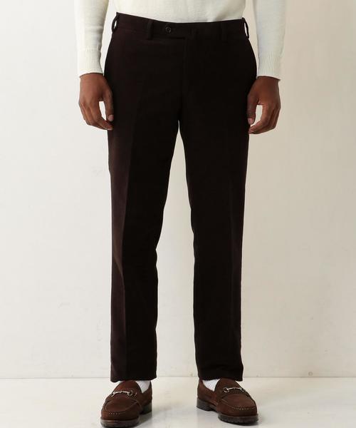 UNITED ARROWS（ユナイテッドアローズ）の「UDET モールスキン テーパード パンツ †◆（スラックス・メンズ・ブラック/ダークブラウン/ネイビー・50/44/42/48/46/54/52）」の19枚目の写真