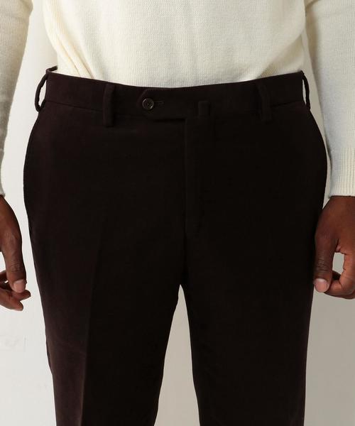 UNITED ARROWS（ユナイテッドアローズ）の「UDET モールスキン テーパード パンツ †◆（スラックス・メンズ・ブラック/ダークブラウン/ネイビー・50/44/42/48/46/54/52）」の14枚目の写真