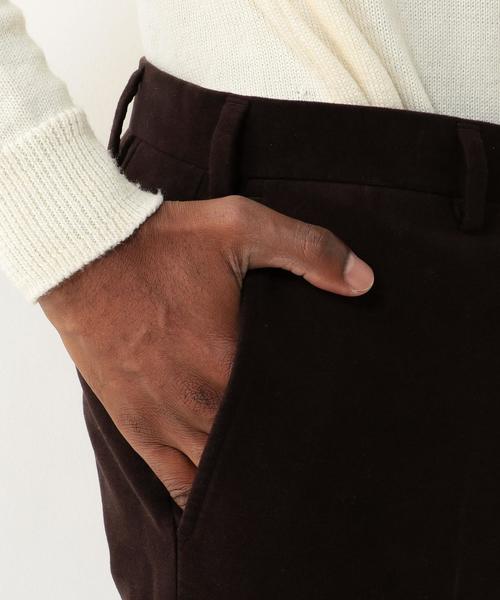 UNITED ARROWS（ユナイテッドアローズ）の「UDET モールスキン テーパード パンツ †◆（スラックス・メンズ・ブラック/ダークブラウン/ネイビー・50/44/42/48/46/54/52）」の15枚目の写真