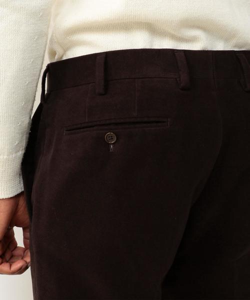 UNITED ARROWS（ユナイテッドアローズ）の「UDET モールスキン テーパード パンツ †◆（スラックス・メンズ・ブラック/ダークブラウン/ネイビー・50/44/42/48/46/54/52）」の16枚目の写真