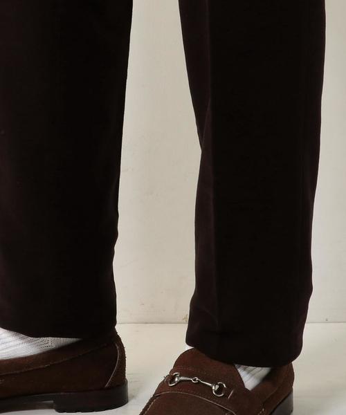 UNITED ARROWS（ユナイテッドアローズ）の「UDET モールスキン テーパード パンツ †◆（スラックス・メンズ・ブラック/ダークブラウン/ネイビー・50/44/42/48/46/54/52）」の17枚目の写真