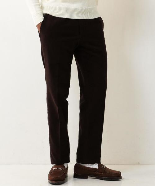 UNITED ARROWS（ユナイテッドアローズ）の「UDET モールスキン テーパード パンツ †◆（スラックス・メンズ・ブラック/ダークブラウン/ネイビー・50/44/42/48/46/54/52）」の7枚目の写真