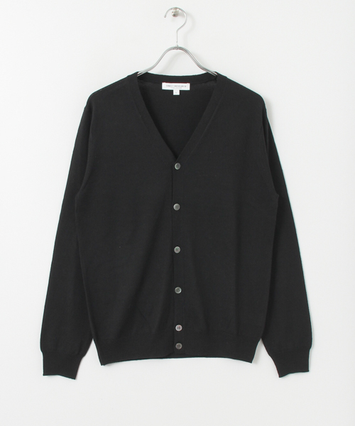 URBAN RESEARCH(アーバンリサーチ)の「UR イタリアンウール Vカーディガン(カーディガン/ボレロ・メンズ・ブラック/グレー/ネイビー・MEDIUM/LARGE)」の8枚目の写真
