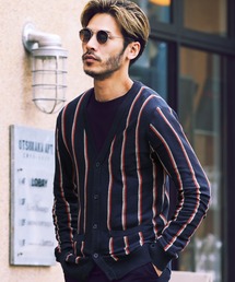 jiggys shop | コットン カラー ニット カーディガン(カーディガン/ボレロ)