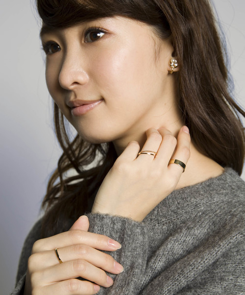 PLAIN CLOTHING（プレーンクロージング）の「シンプルゴールド4setリング【PLAIN CLOTHING】（リング・レディース・ゴールド・FREE）」の5枚目の写真