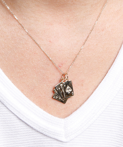 THEFT セフト / K10 CARDS NECKLACE 10金トランプカードネックレス