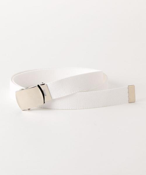 BEAUTY&YOUTH UNITED ARROWS(ビューティーアンドユースユナイテッドアローズ)の「BY ロングテープベルト -MADE IN USA- ◆(ベルト・メンズ・ブラック/ライトグレー/ピンク/ライトブルー/パープル/ホワイト/ライトピンク/イエロー/ライム/ネイビー/ライラック・ONE(50))」の2枚目の写真