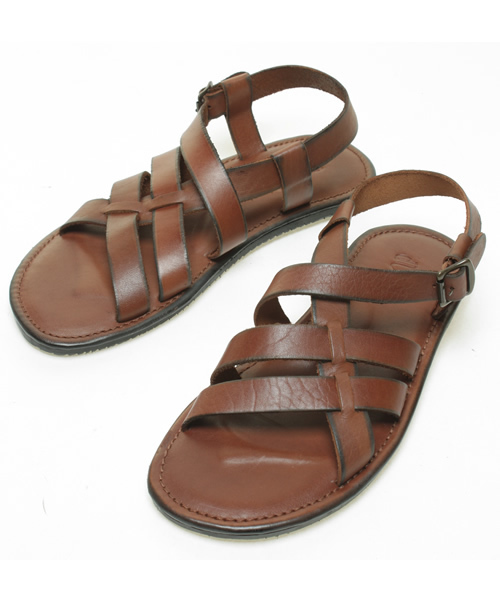 NANO universe(ナノユニバース)の「Cross Belt(サンダル・メンズ・ブラック/ブラウン/ダークブラウン/グリーン・40/41/42)」の3枚目の写真