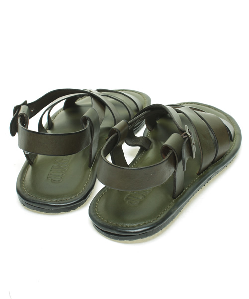 NANO universe(ナノユニバース)の「Cross Belt(サンダル・メンズ・ブラック/ブラウン/ダークブラウン/グリーン・40/41/42)」の6枚目の写真