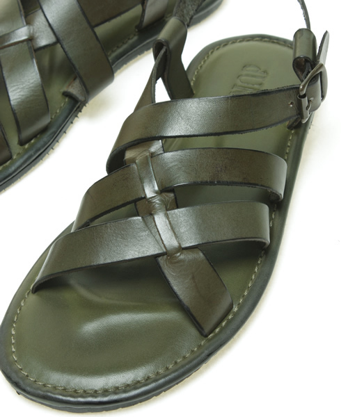 NANO universe(ナノユニバース)の「Cross Belt(サンダル・メンズ・ブラック/ブラウン/ダークブラウン/グリーン・40/41/42)」の7枚目の写真