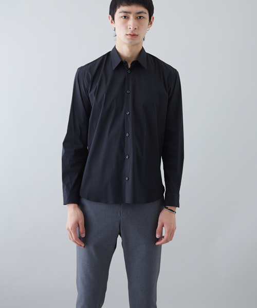 STUDIOUS（ステュディオス）の「ストレッチブロードシャツ（シャツ/ブラウス・メンズ・ホワイト/ブラック・2/3/1）」の10枚目の写真