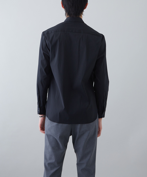 STUDIOUS（ステュディオス）の「ストレッチブロードシャツ（シャツ/ブラウス・メンズ・ホワイト/ブラック・2/3/1）」の12枚目の写真