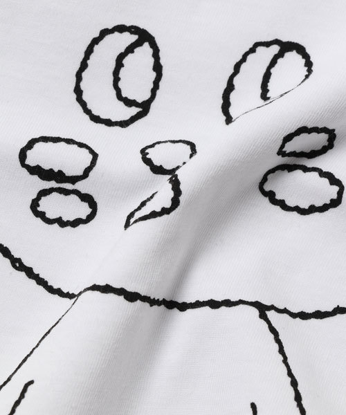 にゃー（ニャー）の「(L)にゃーぐるみ T（Tシャツ/カットソー・キッズ・ホワイト・S size/LL/M size/L size）」の5枚目の写真