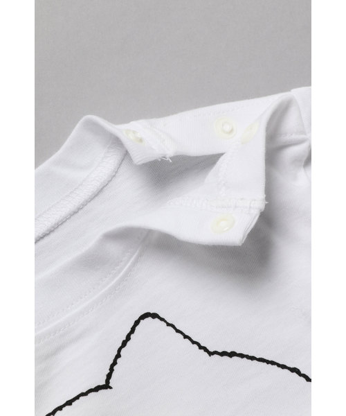 にゃー（ニャー）の「(L)にゃーぐるみ T（Tシャツ/カットソー・キッズ・ホワイト・S size/LL/M size/L size）」の6枚目の写真