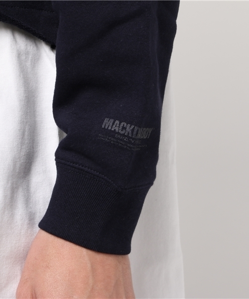 MACKDADDY（マックダディー）の「LONG TEE CREW NECK SWEAT（スウェット・メンズ・ネイビー/ヘザーグレー/ブルー/チャコールグレー・LARGE/MEDIUM/X-LARGE）」の8枚目の写真