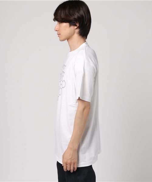 WEGO(ウィゴー)の「WEGO/モチーフロゴTシャツ(Tシャツ/カットソー・メンズ・ホワイト系その他/ネイビー/ホワイト/ライトピンク・MEDIUM/LARGE)」の22枚目の写真