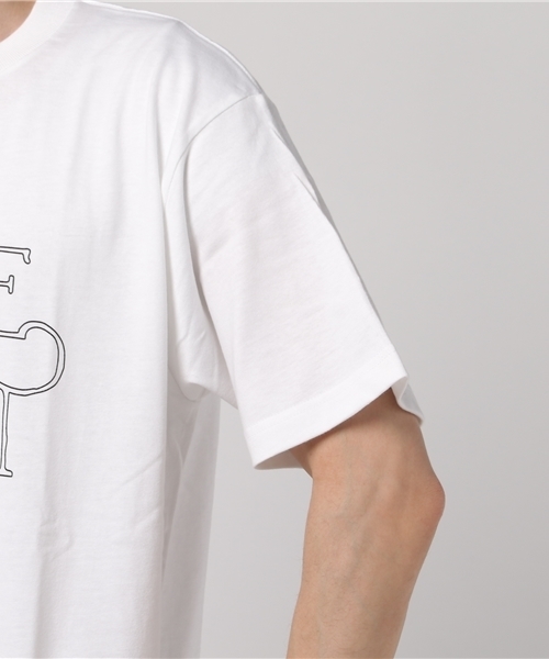 WEGO(ウィゴー)の「WEGO/モチーフロゴTシャツ(Tシャツ/カットソー・メンズ・ホワイト系その他/ネイビー/ホワイト/ライトピンク・MEDIUM/LARGE)」の13枚目の写真