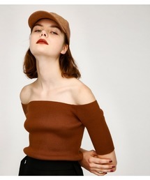 MOUSSY | OFF SHOLDER KNIT TOP(ニット/セーター)