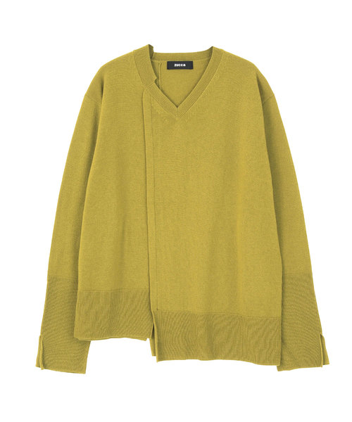 ZUCCa（ズッカ）の「ウールセーター（ニット/セーター・レディース・ブルー/ブラック/マスタード/ダークグレー・M/M size）」の4枚目の写真