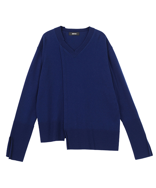 ZUCCa（ズッカ）の「ウールセーター（ニット/セーター・レディース・ブルー/ブラック/マスタード/ダークグレー・M/M size）」の18枚目の写真