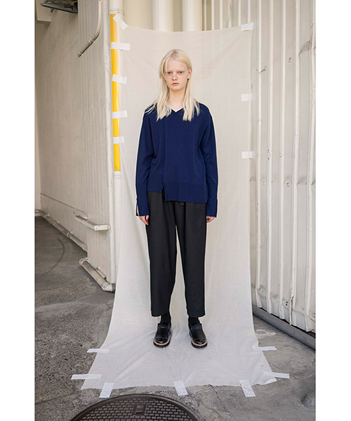 ZUCCa（ズッカ）の「ウールセーター（ニット/セーター・レディース・ブルー/ブラック/マスタード/ダークグレー・M/M size）」の22枚目の写真